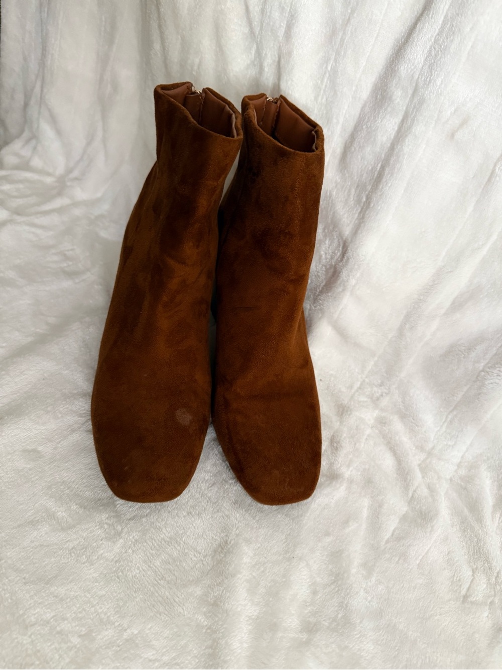 Bamboo Classic Brown Suede Women's Ankle Boots